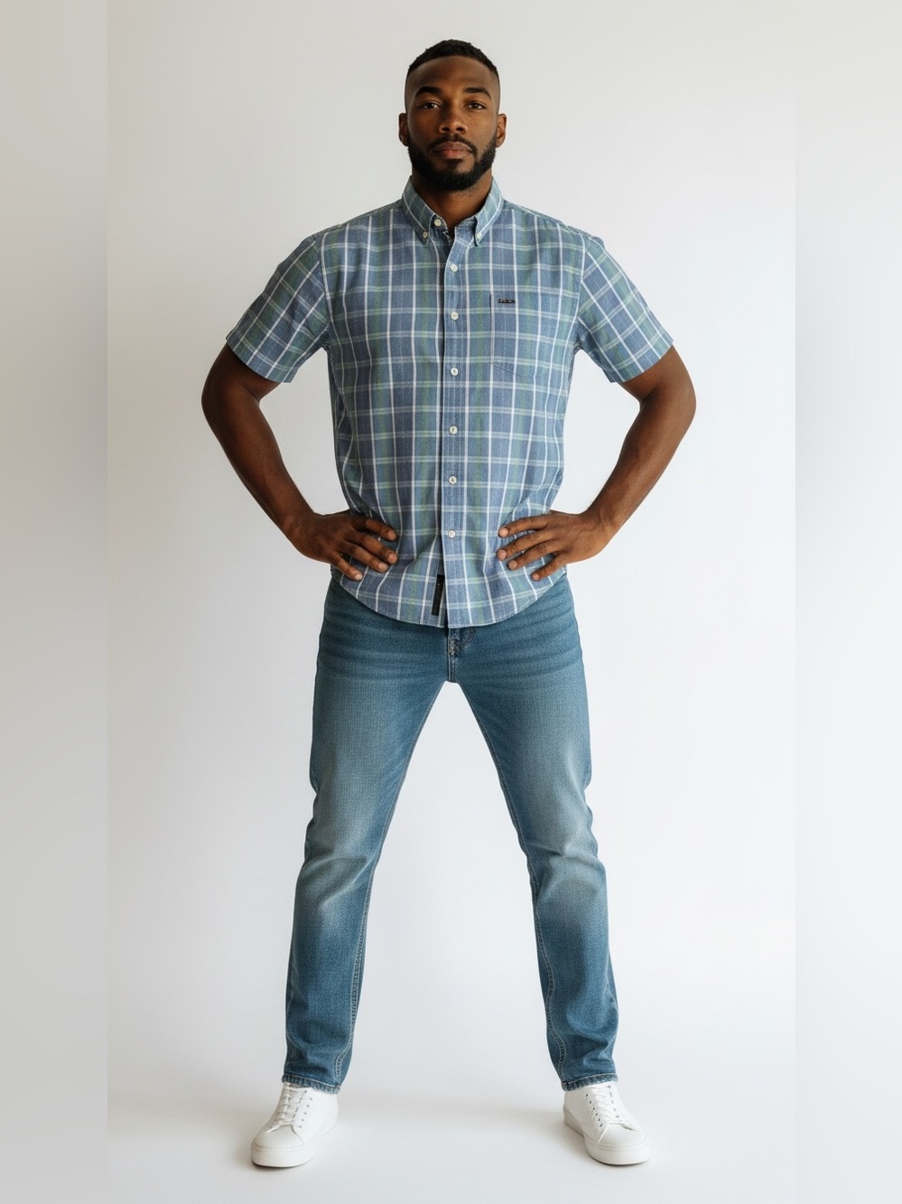 EUC Tommy Bahama Plaid Cotton Shirt Size L